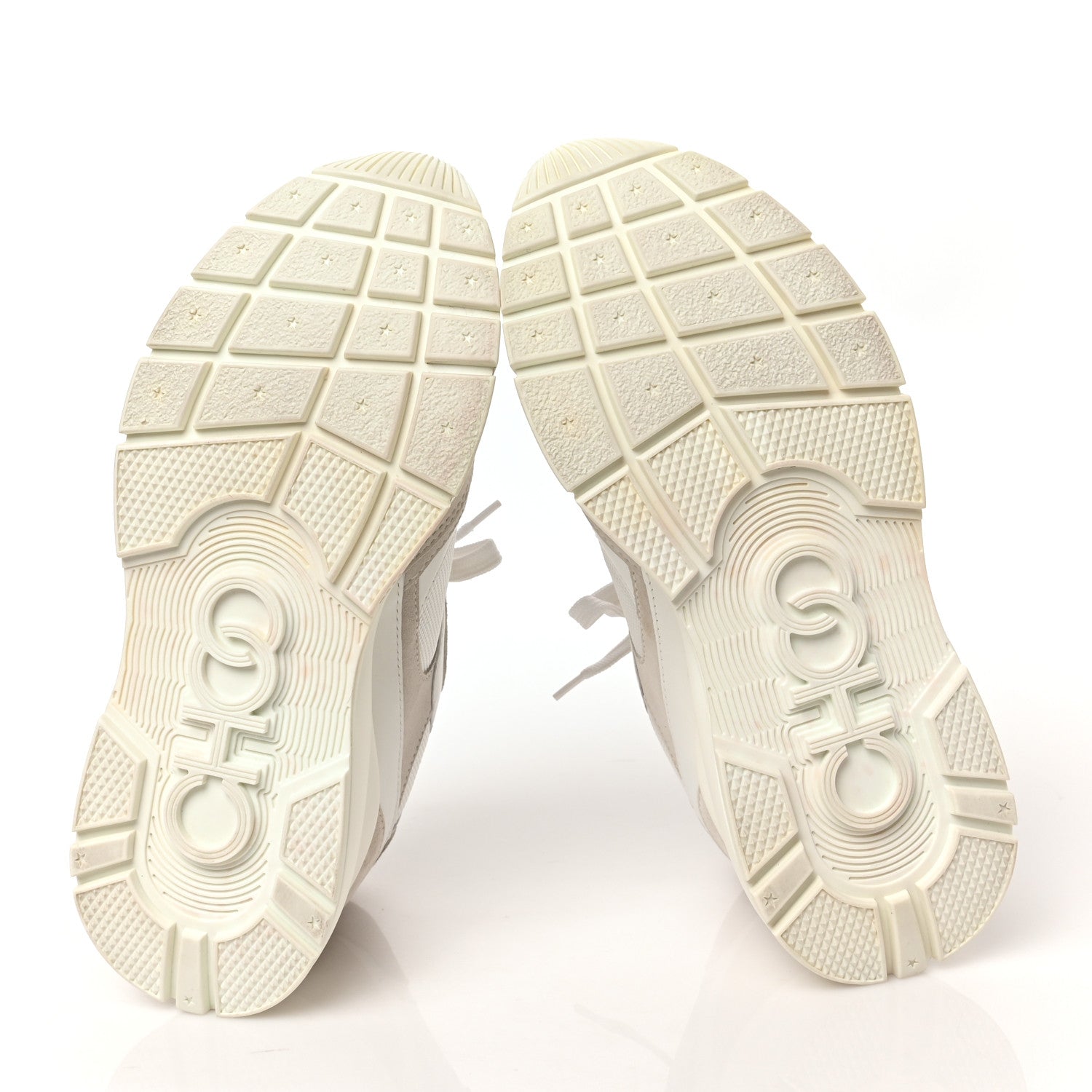 Jimmy Choo Neoprene Women LandonLow Top Sneakers 39 Grey White 6 of 8