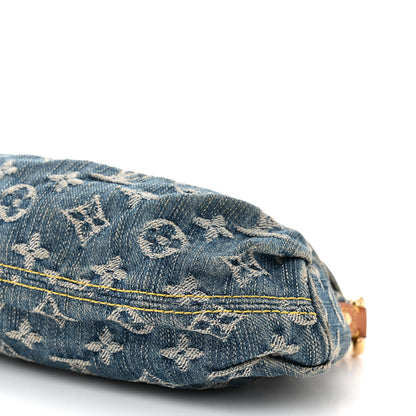 Louis Vuitton Monogram Denim Mini Pleaty Blue 9 of 10