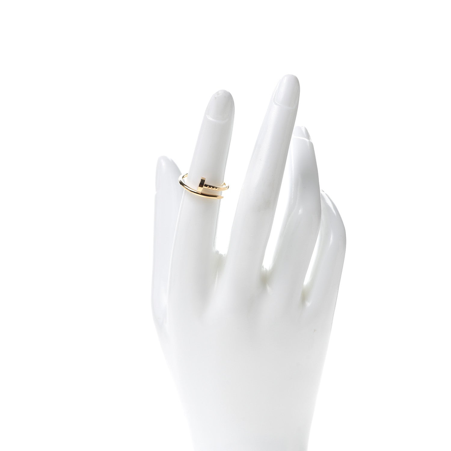 Cartier 18K Yellow Gold Small Juste Un Clou Ring 50 5.25 2 of 6