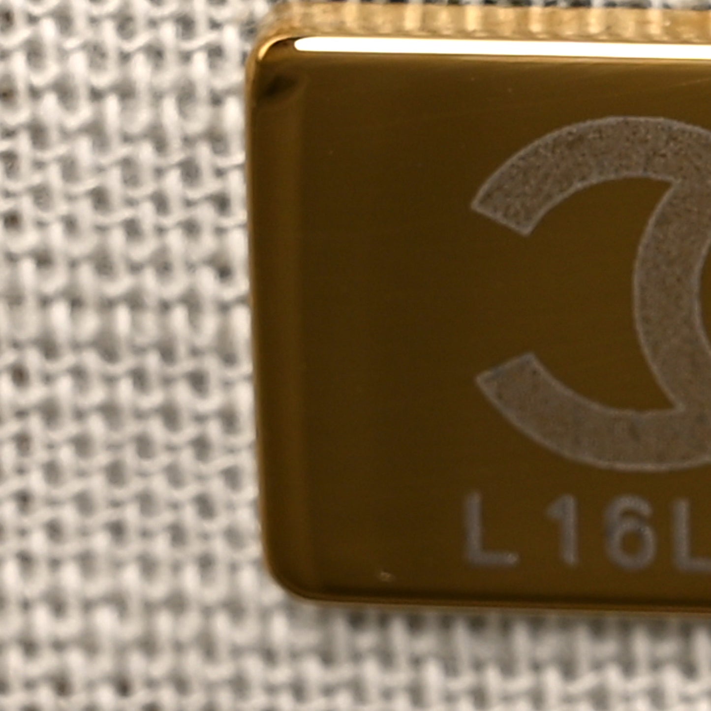 Metallic Calfskin Medium Deauville Tote Gold