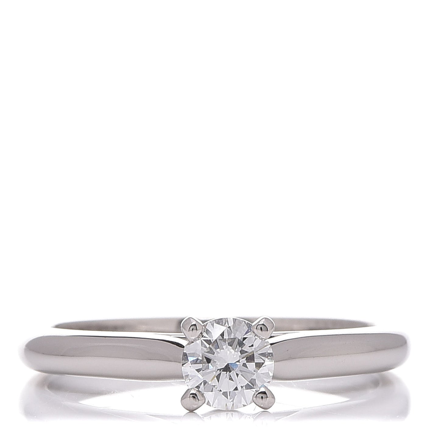 Platinum .25ct Diamond Solitaire Engagement Ring 46 3.75