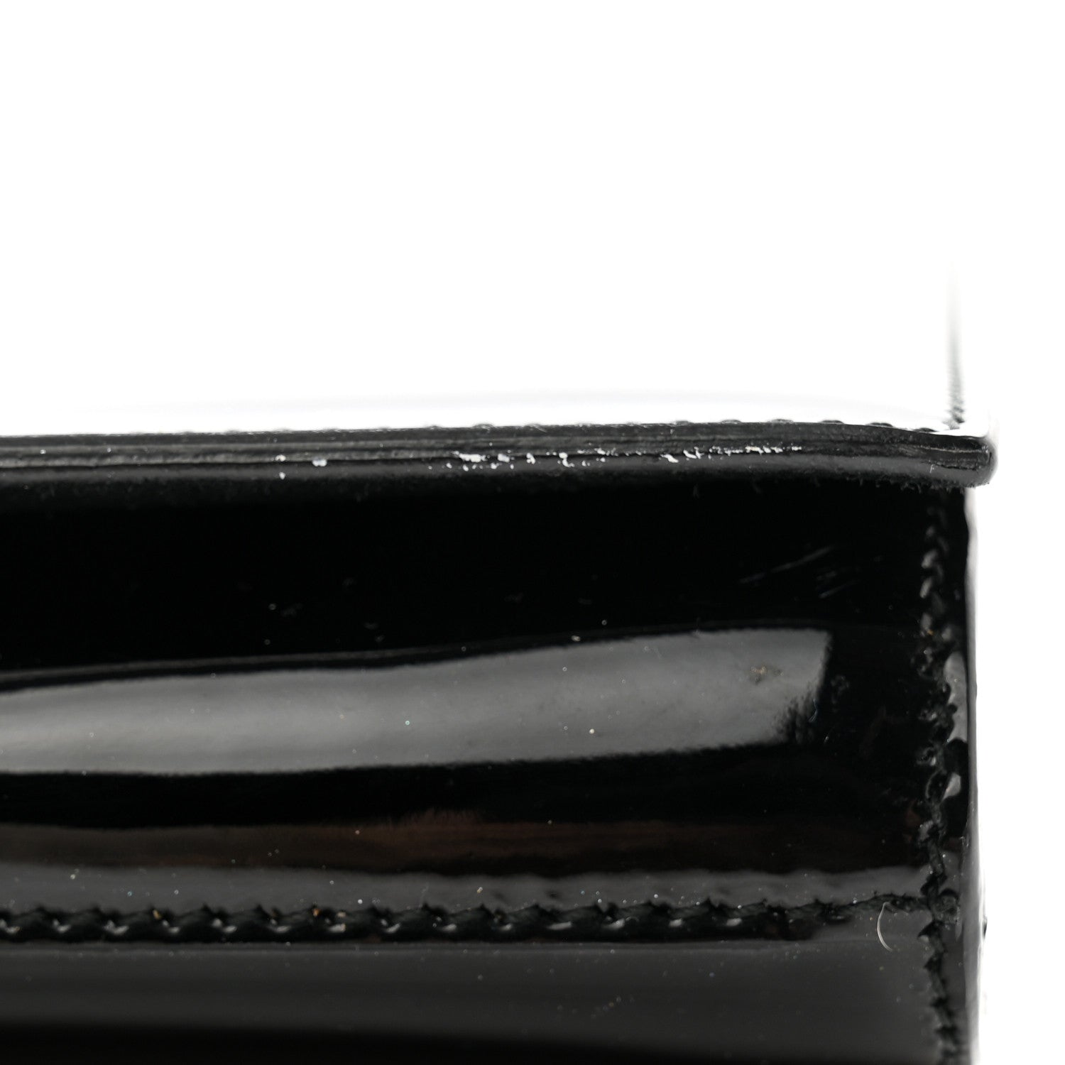 Saint Laurent Patent Monogram Large Belle De Jour Clutch Black 10 of 12
