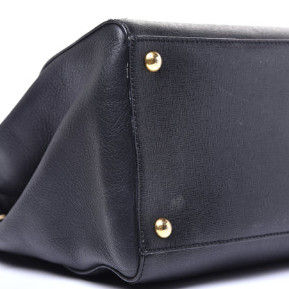 Fendi Vitello Elite Medium 2Jours Tote Black 7 of 8