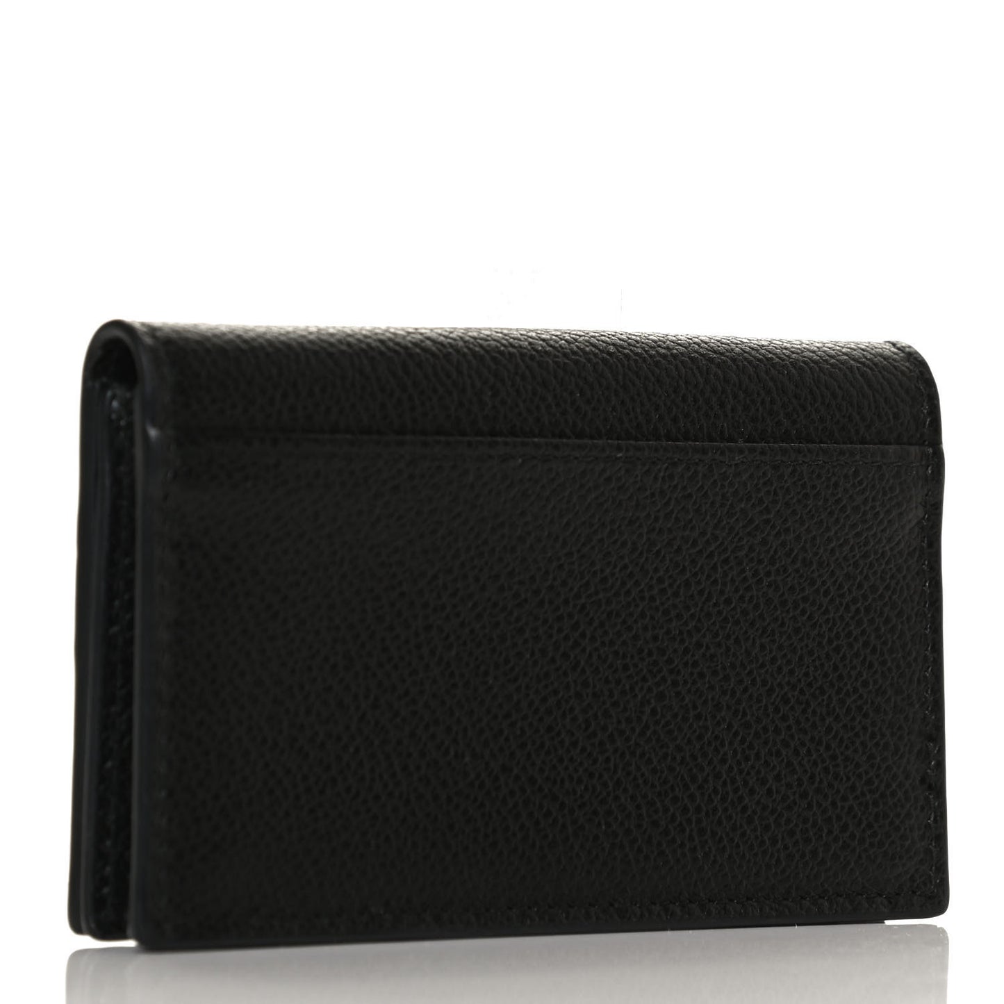 Vitello Micro Grain Card Holder Black