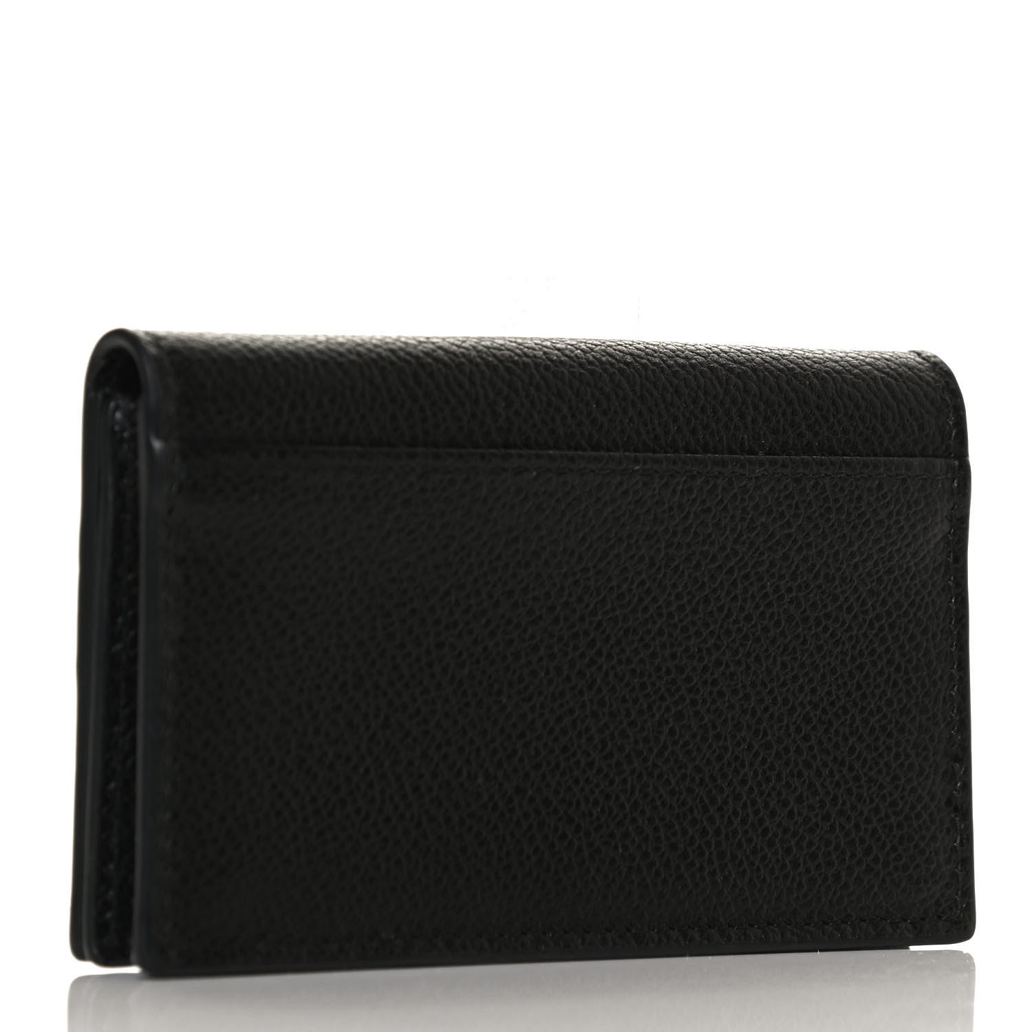 Prada Vitello Micro Grain Card Holder Black 3 of 9