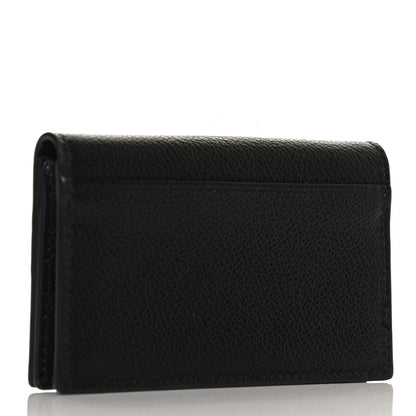 Prada Vitello Micro Grain Card Holder Black 3 of 9