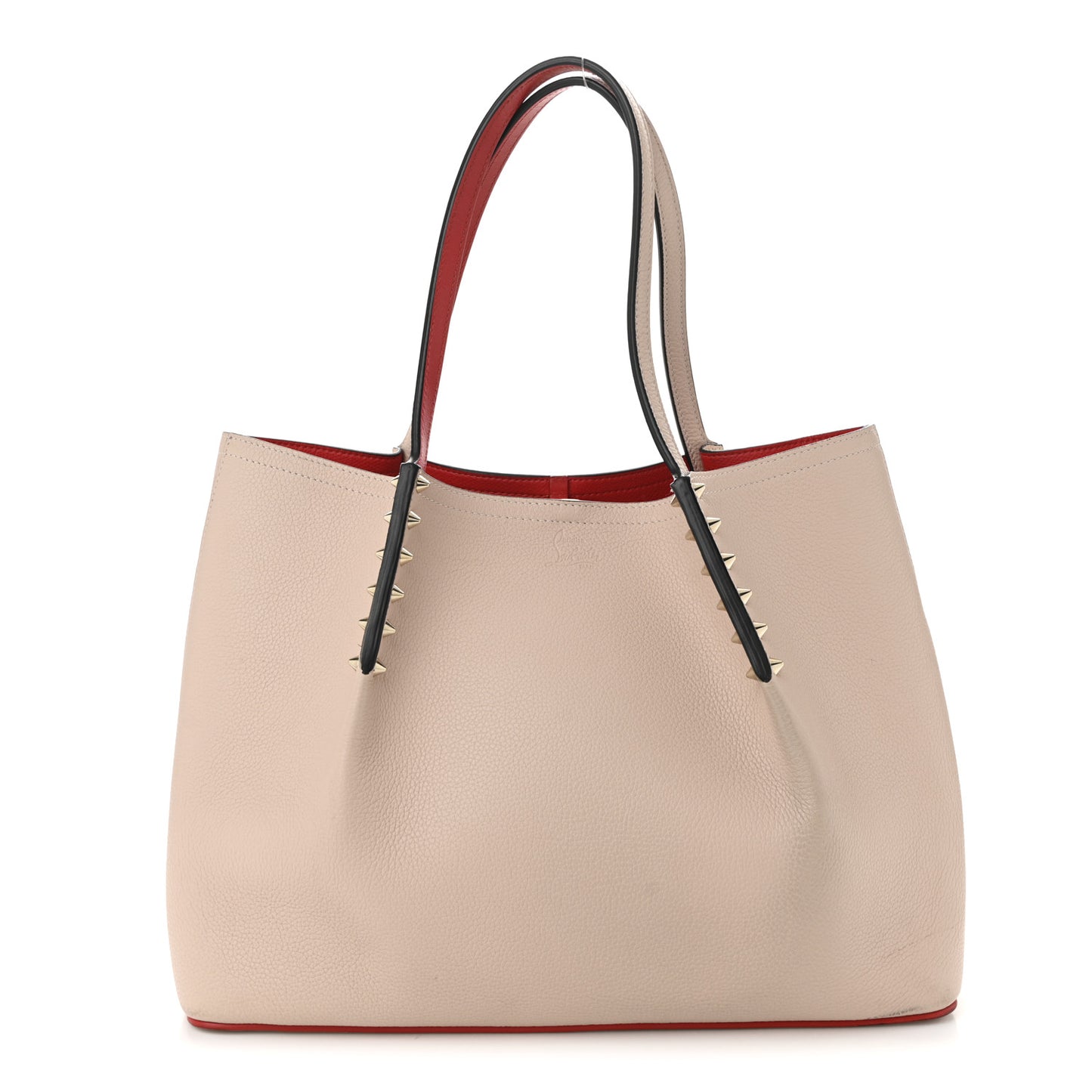 Calfskin Spiked Small Cabarock Shopper Tote Rose De Chine