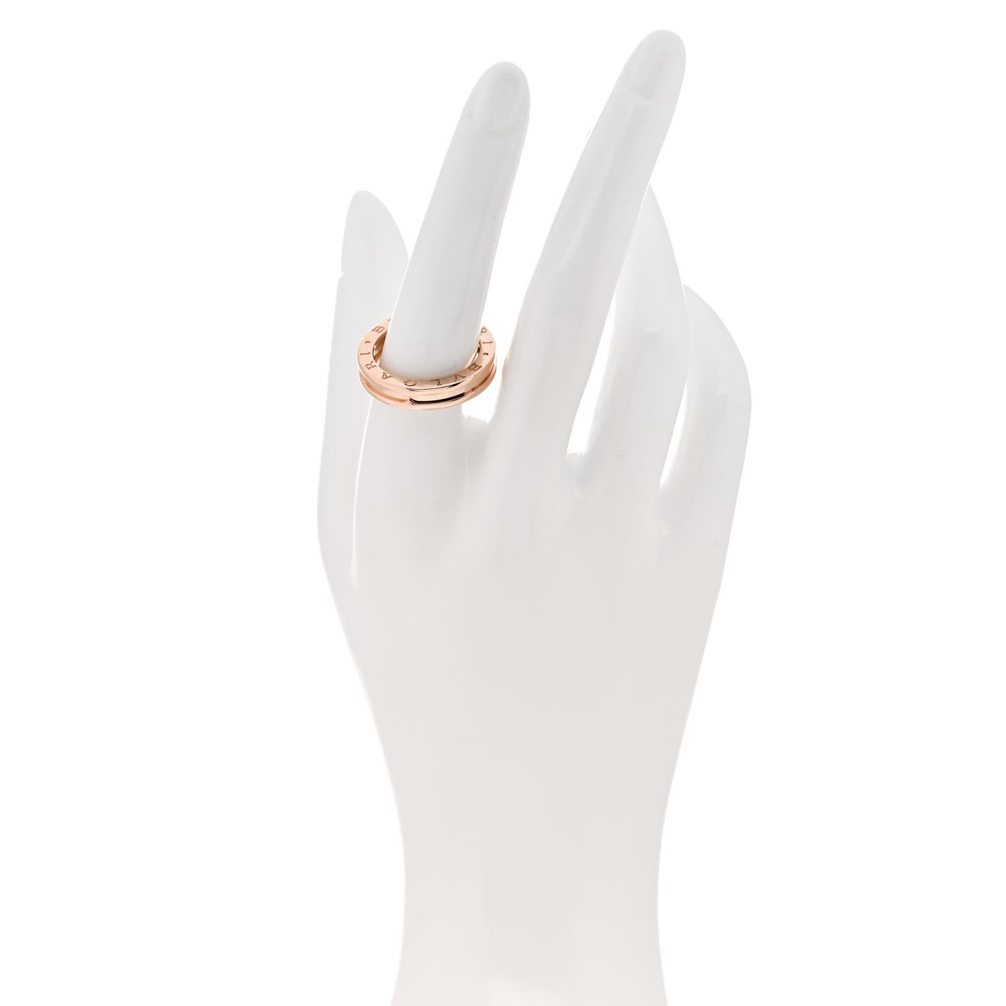 18K Rose Gold B.Zero1 One-Band Ring 57 8