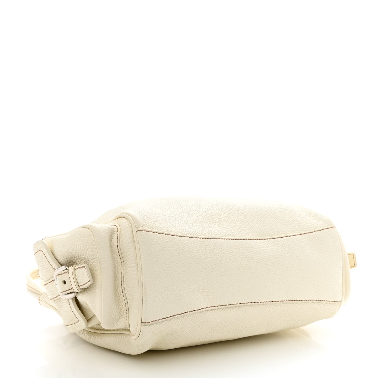 Prada Vitello Daino Shoulder Bag White 4 of 20