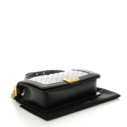 Chanel Calfskin Quilted New Medium Boy Flap Black 4 of 8