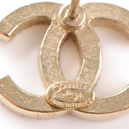 Chanel Crystal CC Earrings Gold 4 of 5