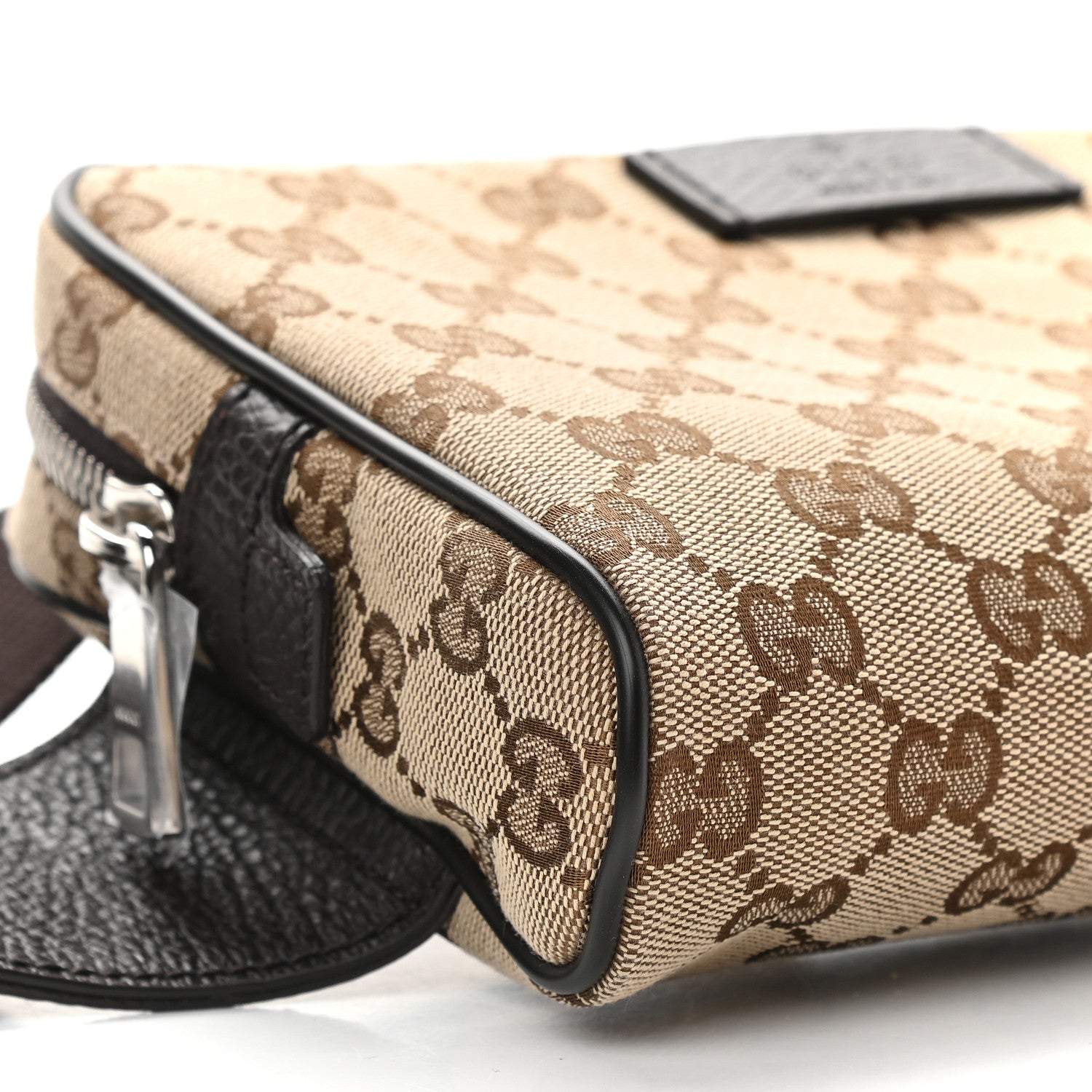 Gucci Monogram Belt Bag Dark Brown 8 of 9