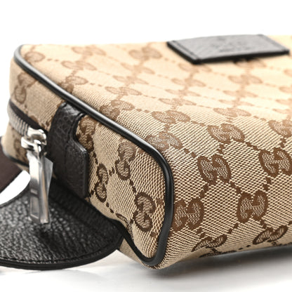 Gucci Monogram Belt Bag Dark Brown 8 of 9