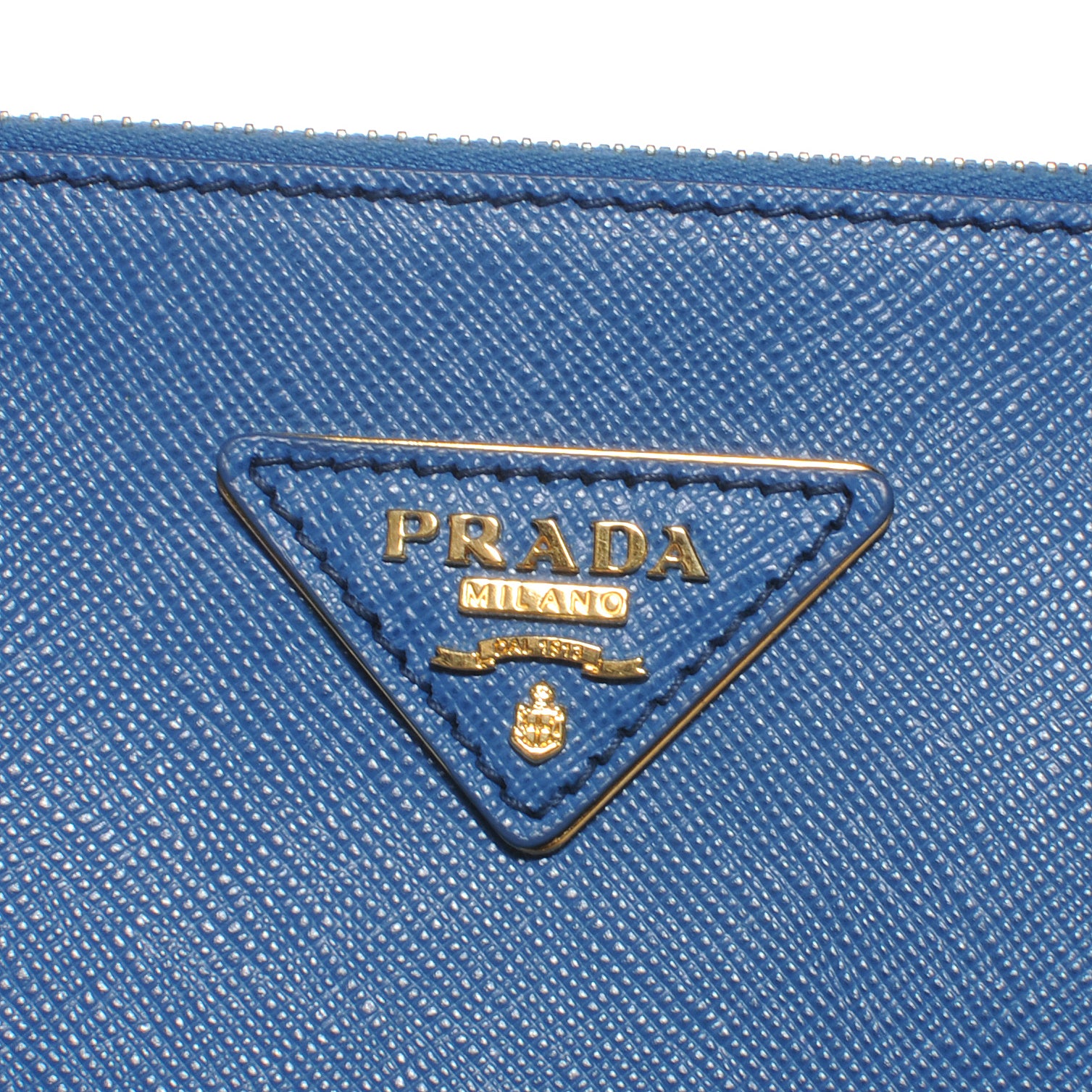 Prada Saffiano Lux Small Tote Cobalto 5 of 8