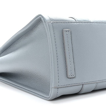 Marc Jacobs Grained Calfskin Medium The Tote Bag Grey 8 of 9