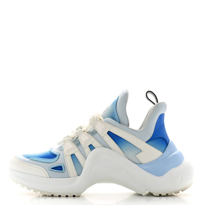 Louis Vuitton Calfskin LV Archlight Gradient Sneakers 41 Light Blue 1 of 11