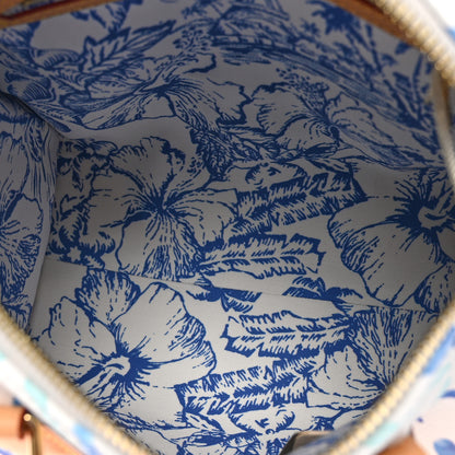 Louis Vuitton Monogram Tiles By The Pool Speedy Bandouliere 25 Lagoon Blue 5 of 12