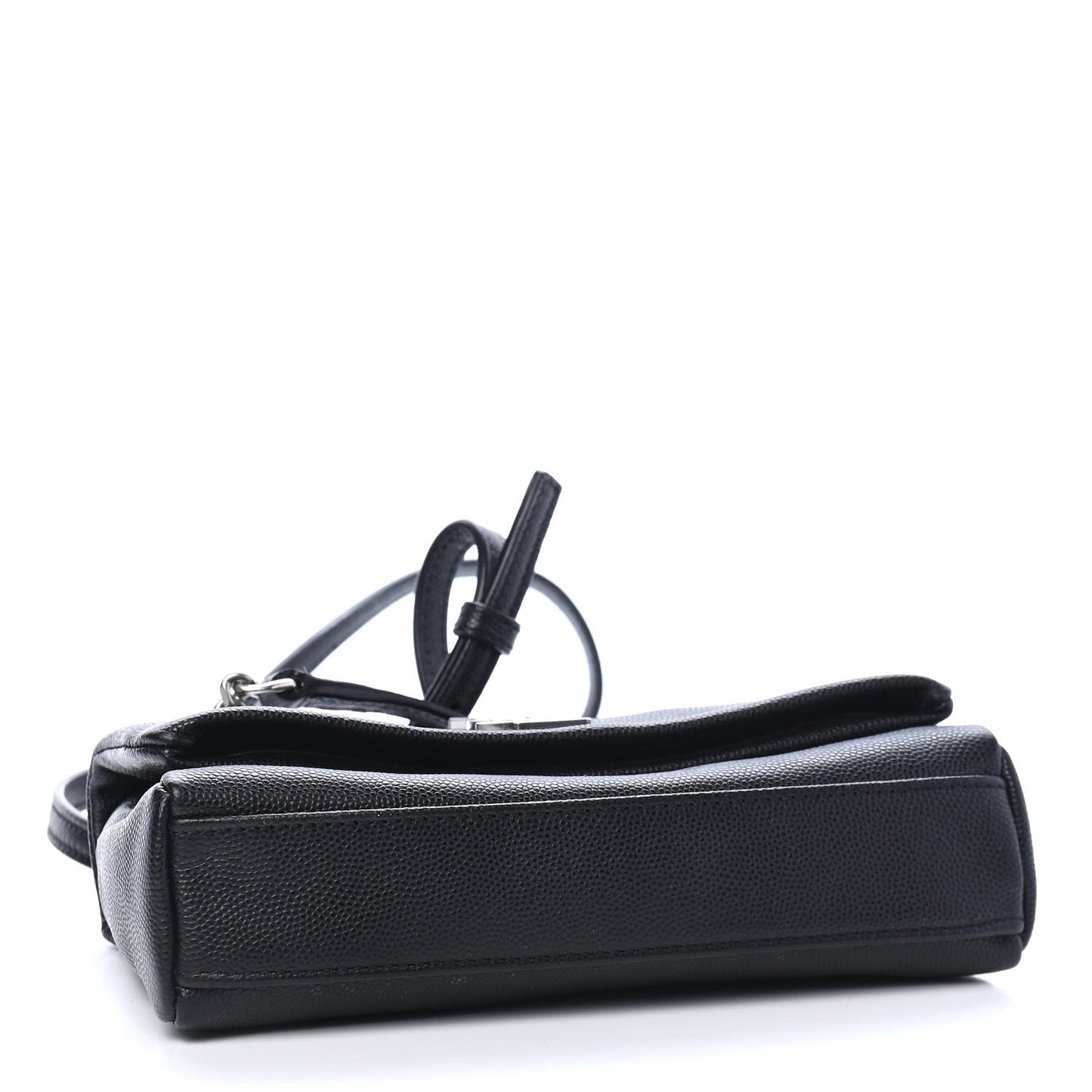 Grain De Poudre Monogram Toy West Hollywood Fold-Over Bag Black