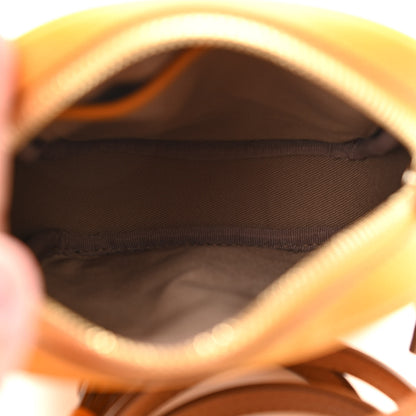 MCM Visetos Stark Original Crossbody Bag Yellow 5 of 10