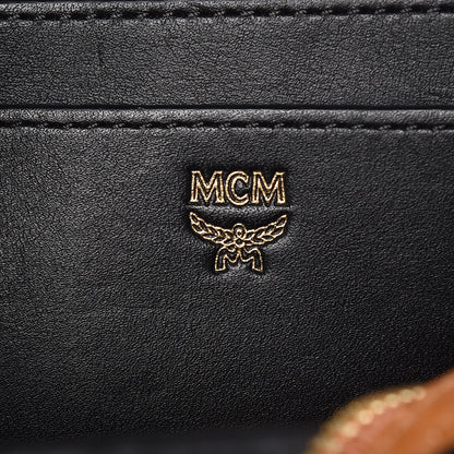 MCM Visetos Side Stud X-Mini Stark Backpack Cognac 8 of 9