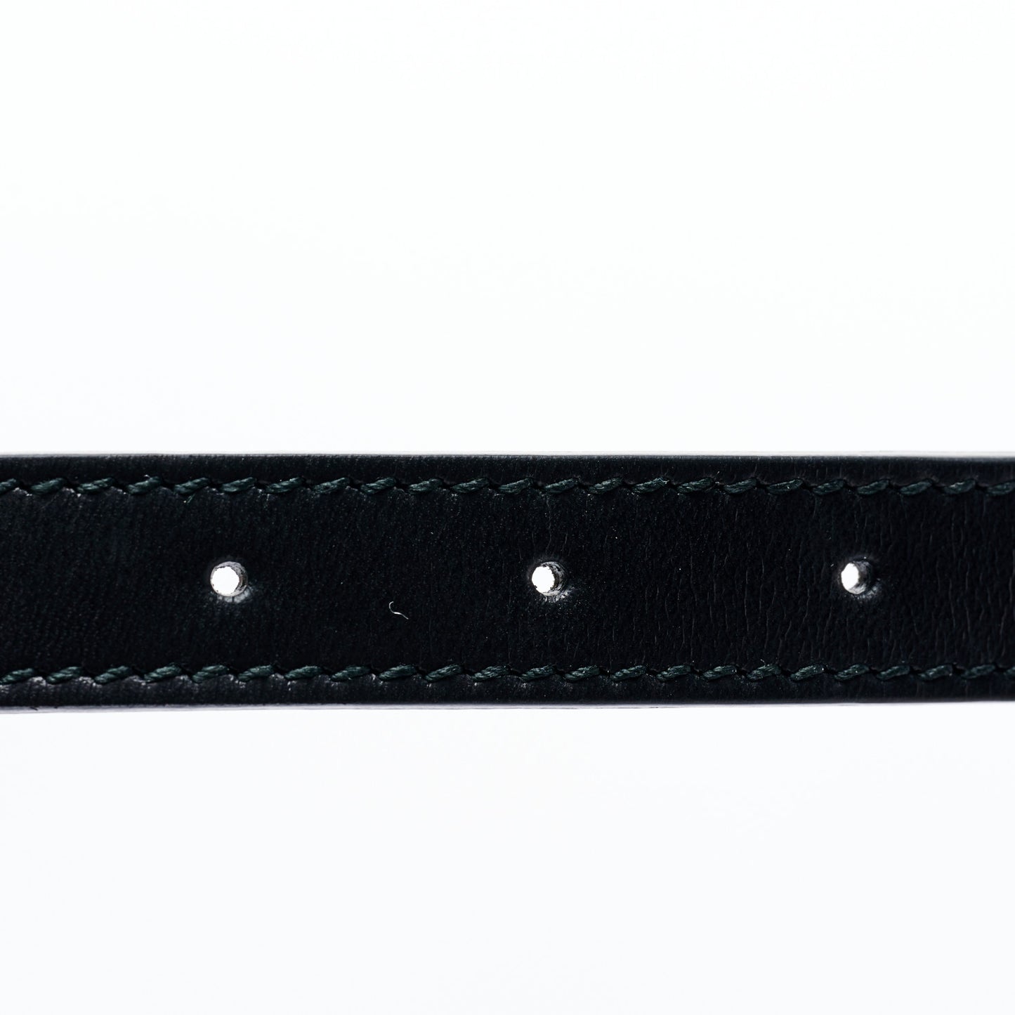 Calfskin Feline Head Choker Black