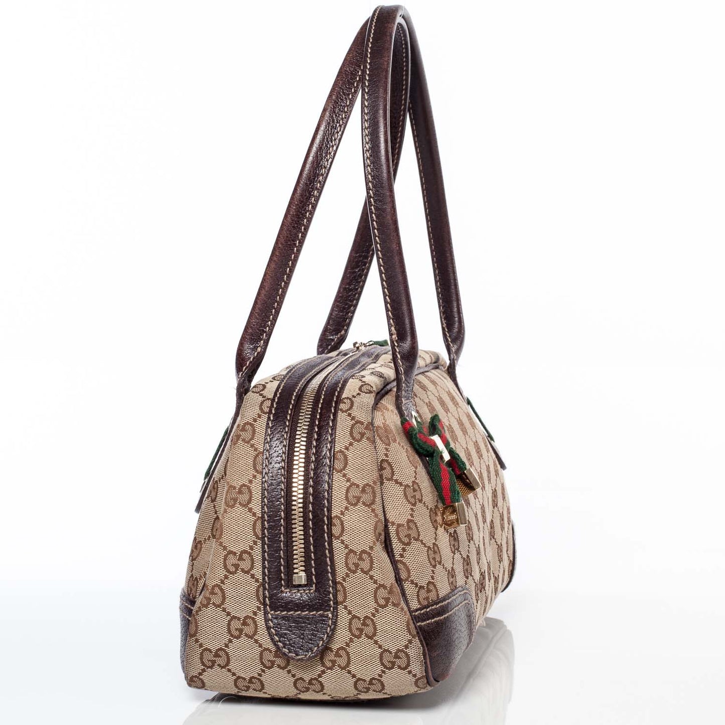 Monogram Small Princy Satchel Dark Brown
