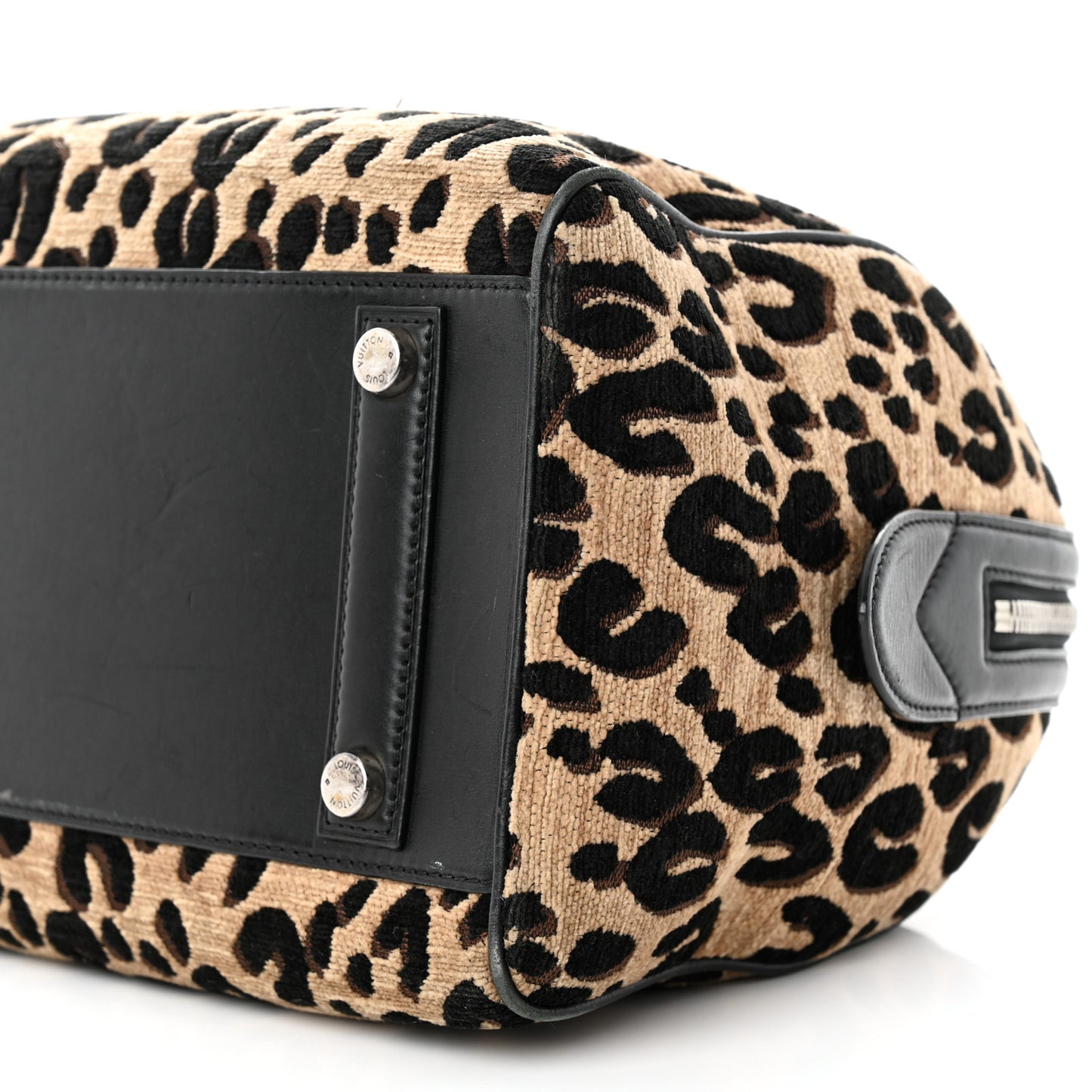 Jacquard Velvet Leopard Print Stephen Sprouse Speedy