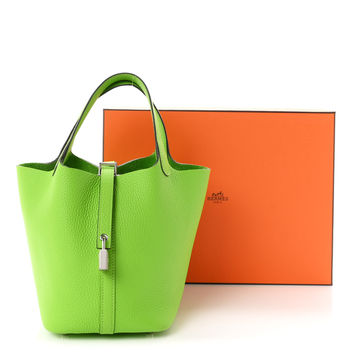 Hermes Taurillon Clemence Picotin Lock 18 PM Granny 11 of 11