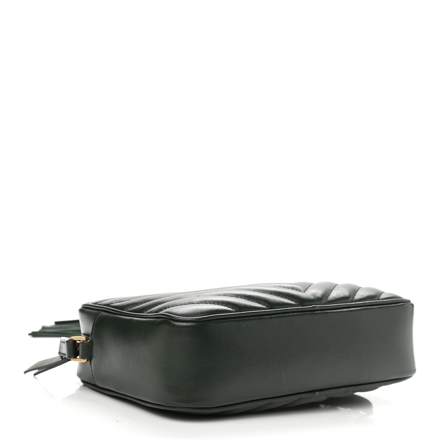 Saint Laurent Calfskin Matelasse Monogram Lou Camera Bag Military Green 4 of 12
