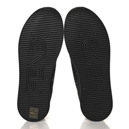 Fendi X SARAH COLEMAN Mesh FF Vertigo Runner Slip On Sneakers 39 Black 5 of 8