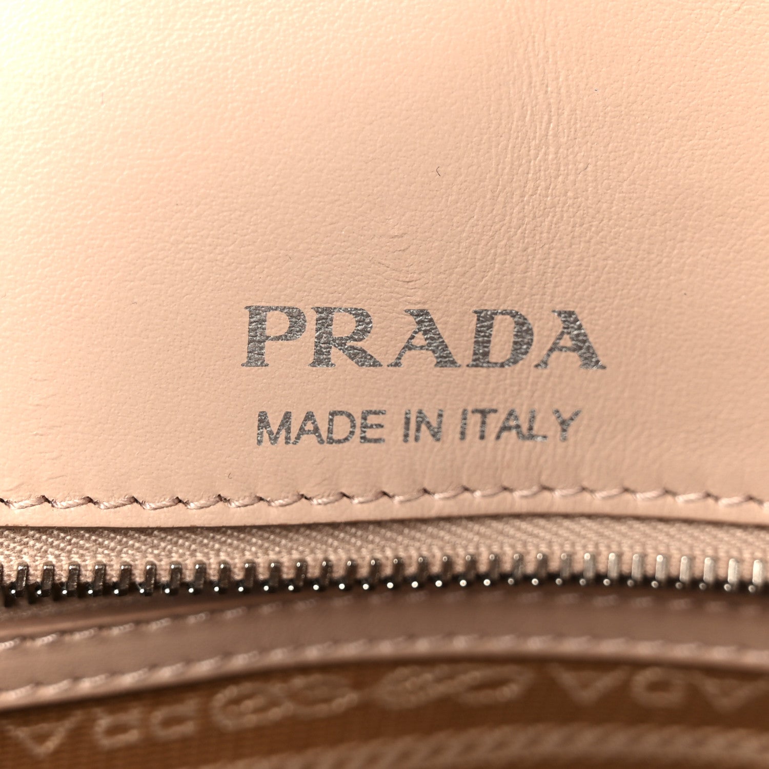 Prada Soft Calfskin Impunture Diagramme Medium Chain Flap Shoulder Bag Cipria 6 of 10