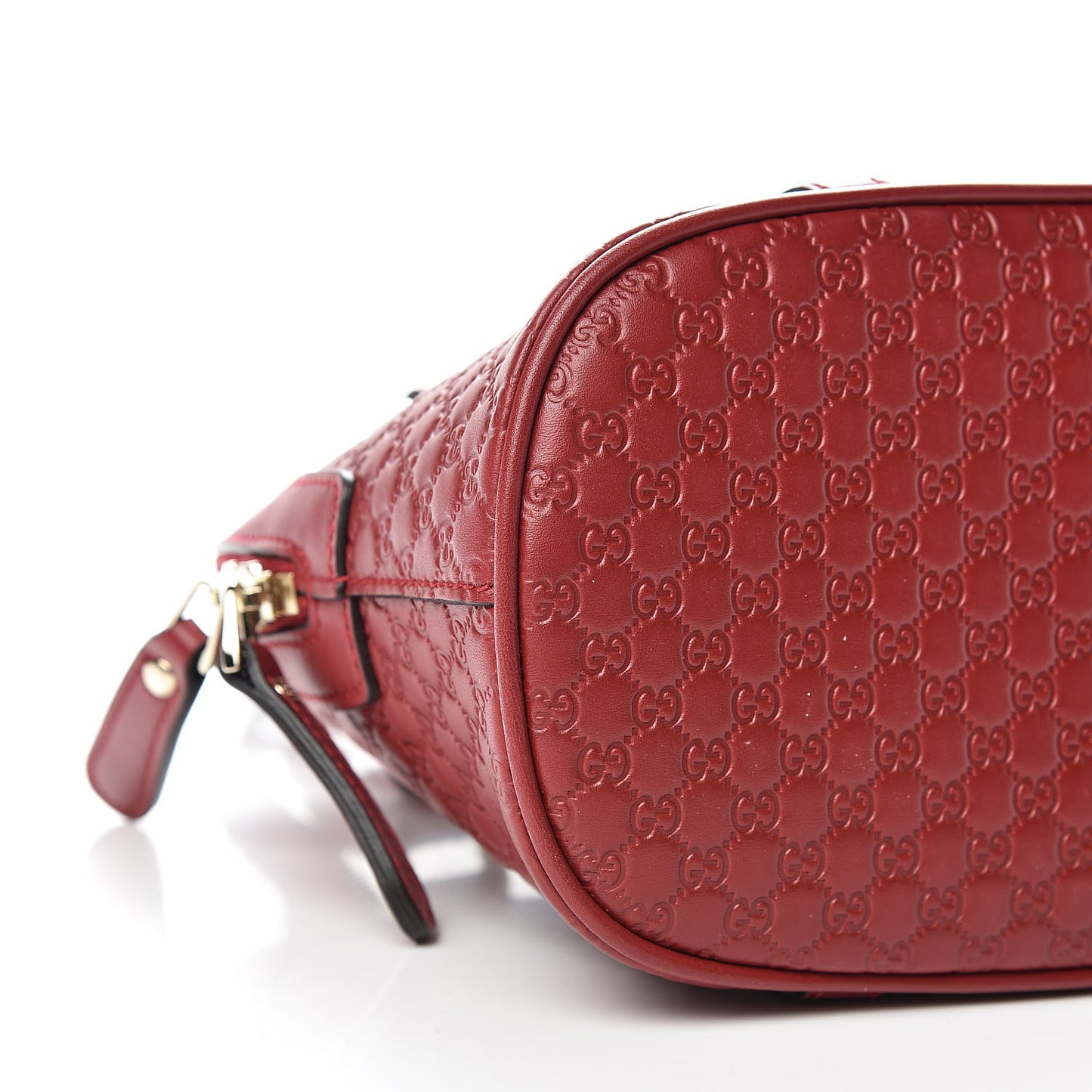 Soft Microguccissima Mini Dome Bag Rosso