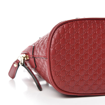 Gucci Soft Microguccissima Mini Dome Bag Rosso 9 of 10