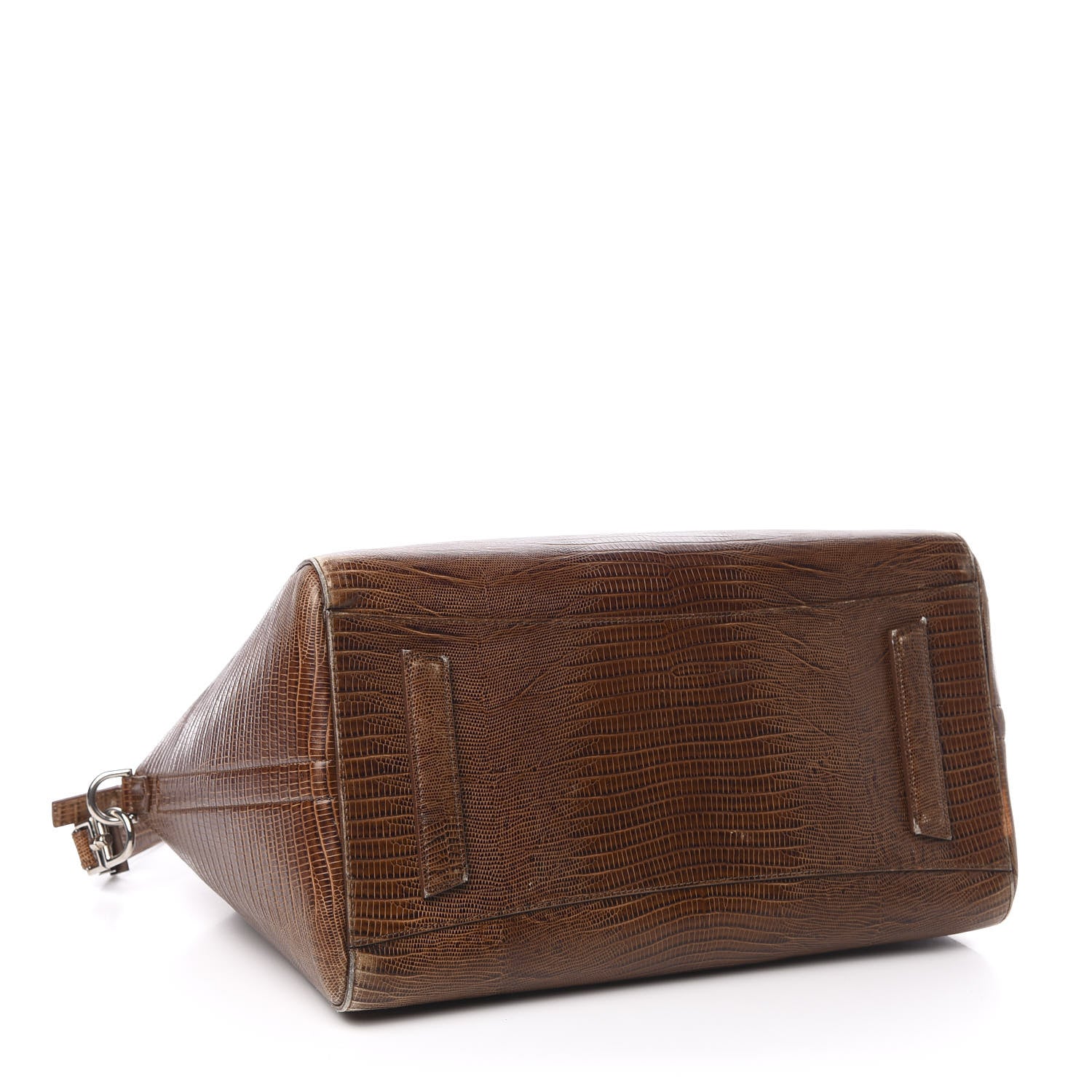 Givenchy Calfskin Lizard Embossed Medium Antigona Brown 4 of 17