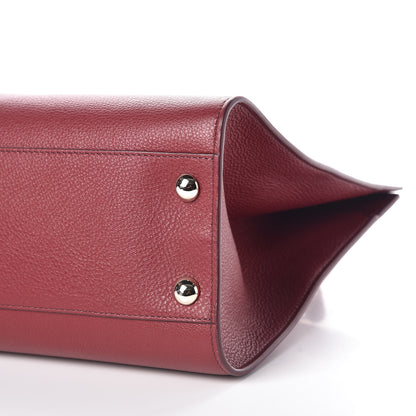 Jimmy Choo Grainy Calfskin Riley Tote Red 7 of 9
