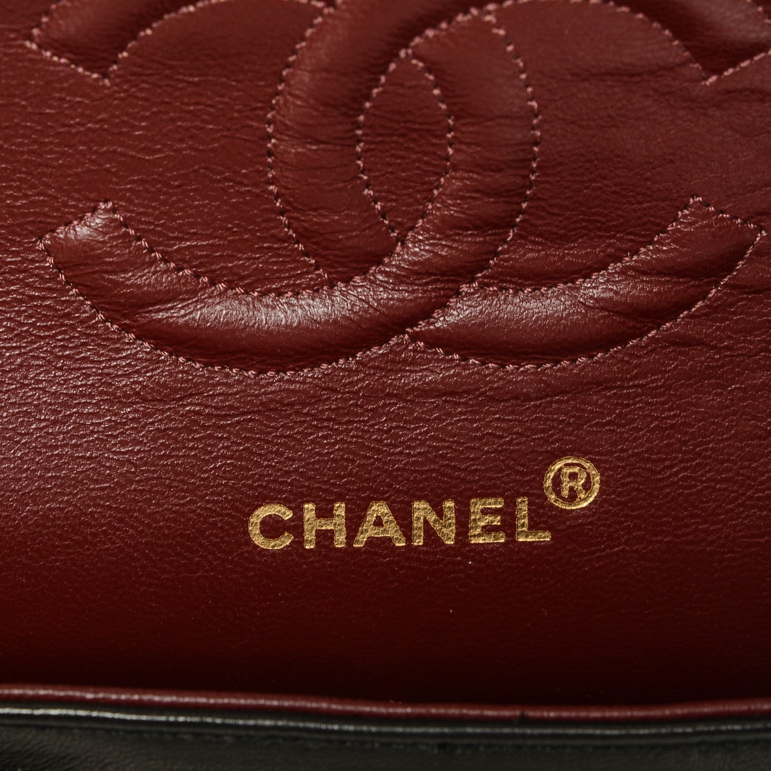Chanel Lambskin Quilted Medium Double Flap Black 6 of 8