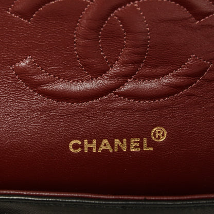 Chanel Lambskin Quilted Medium Double Flap Black 6 of 8