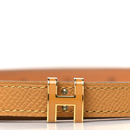 Hermes Epsom 15mm Pop H Belt 80 32 Sesame 2 of 8