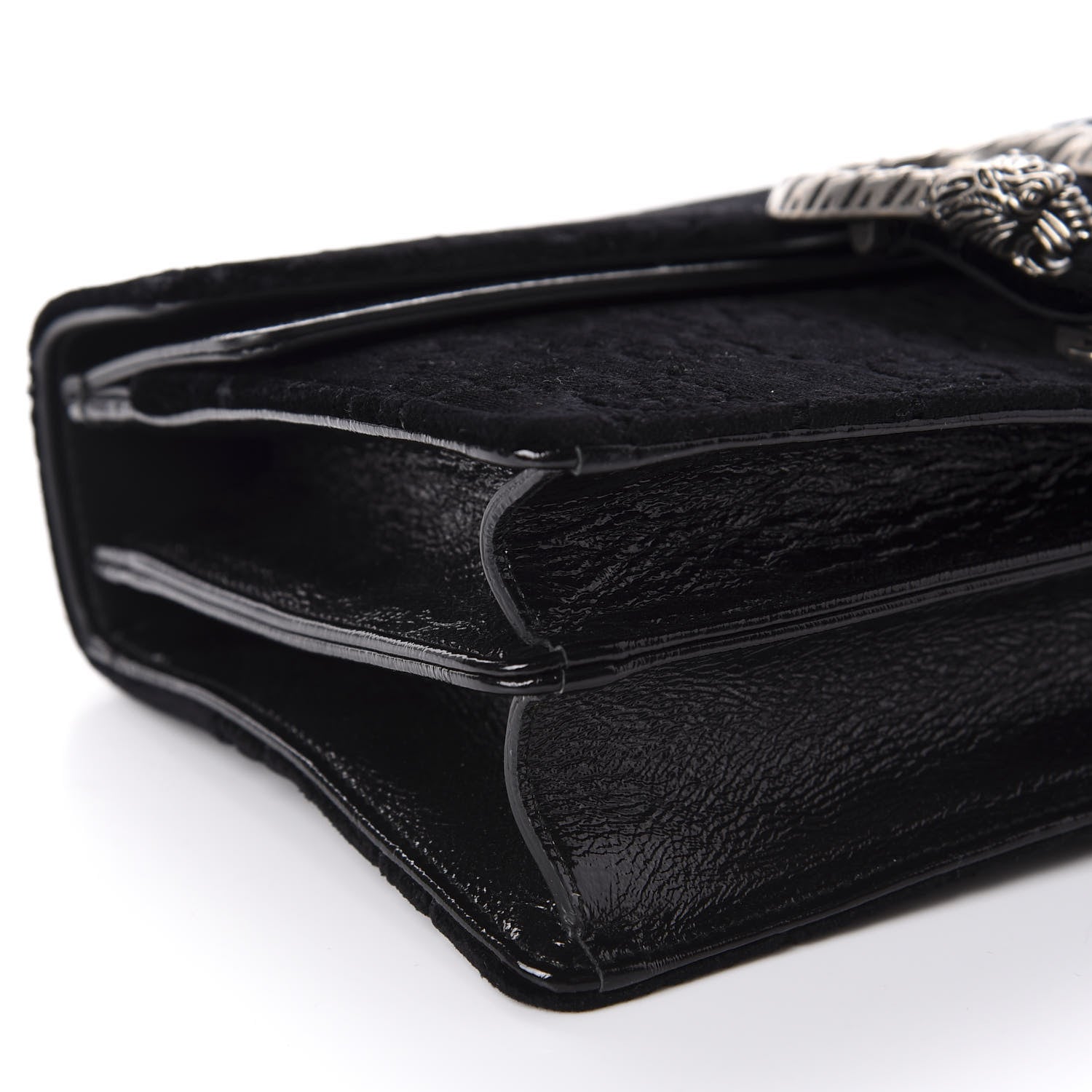 Gucci Velvet GG Monogram Small Dionysus Shoulder Bag Black 6 of 10