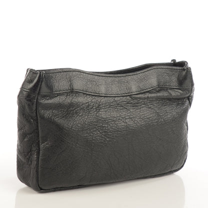 Balenciaga Agneau Giant 12 Rose Gold Hardware Cosmetic Pouch Black 3 of 7