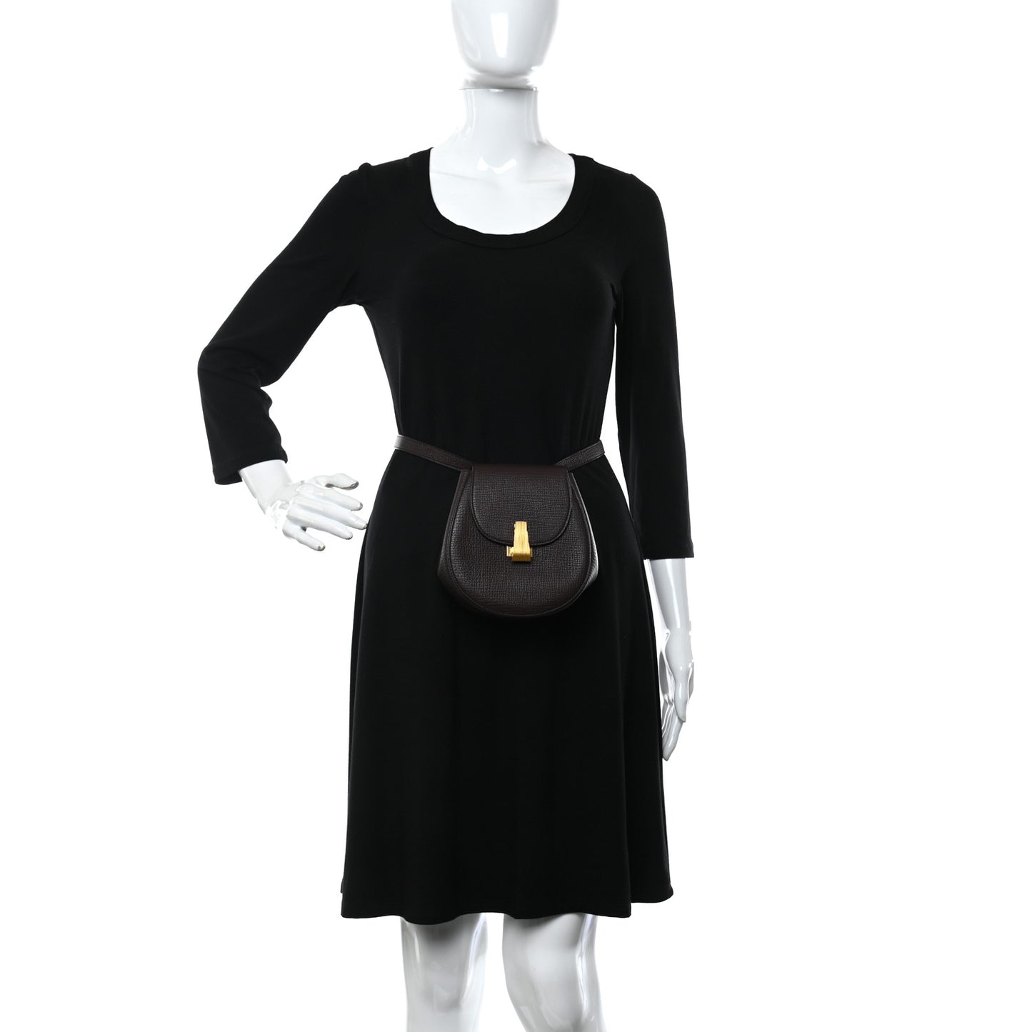 Palmellato Calfskin Rounded Belt Bag Oxblood