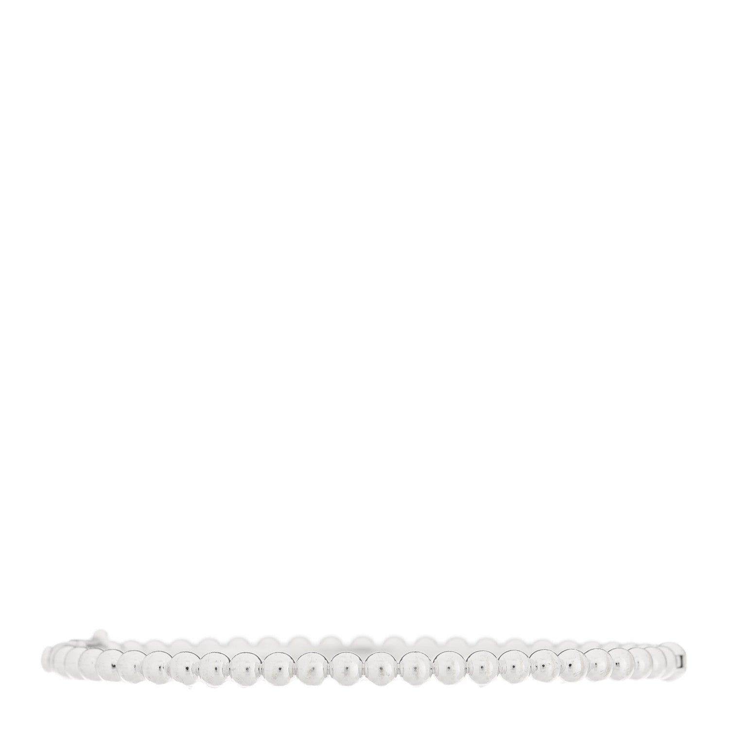 Van Cleef & Arpels 18K White Gold Perlee Pearls of Gold Bracelet S 3 of 9