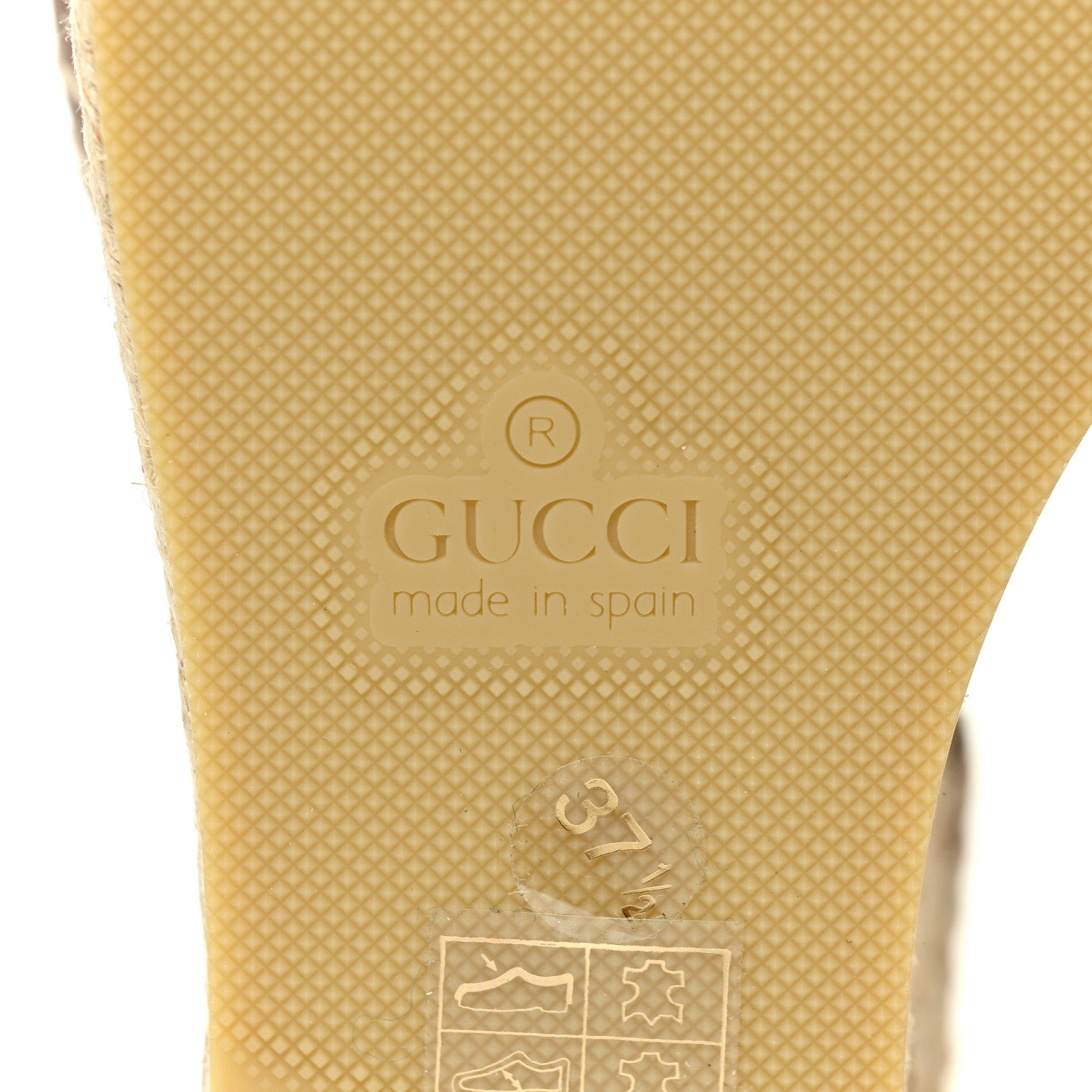 Gucci Nappa Matelasse GG Marmont Ankle Wrap Platform 35/120mm Espadrille Wedges 37.5 Porcelain Rose 6 of 8
