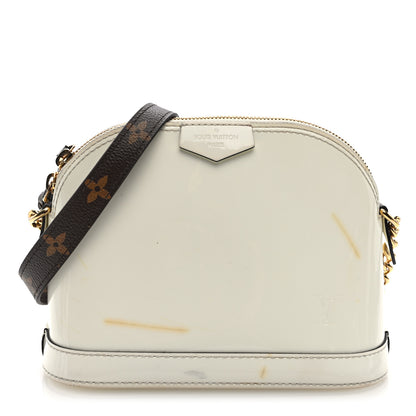 Louis Vuitton Patent Monogram Alma Mini Snow 1 of 11