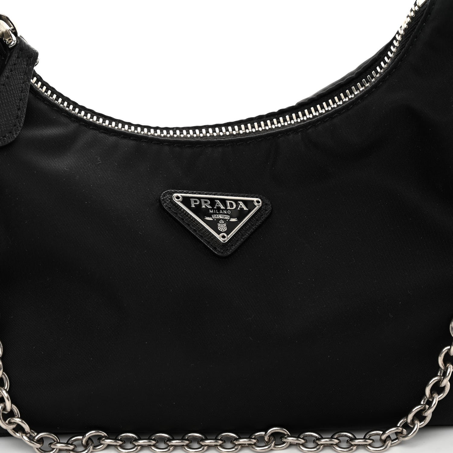 Prada Nylon Re-Edition 2005 Shoulder Bag Black 7 of 9
