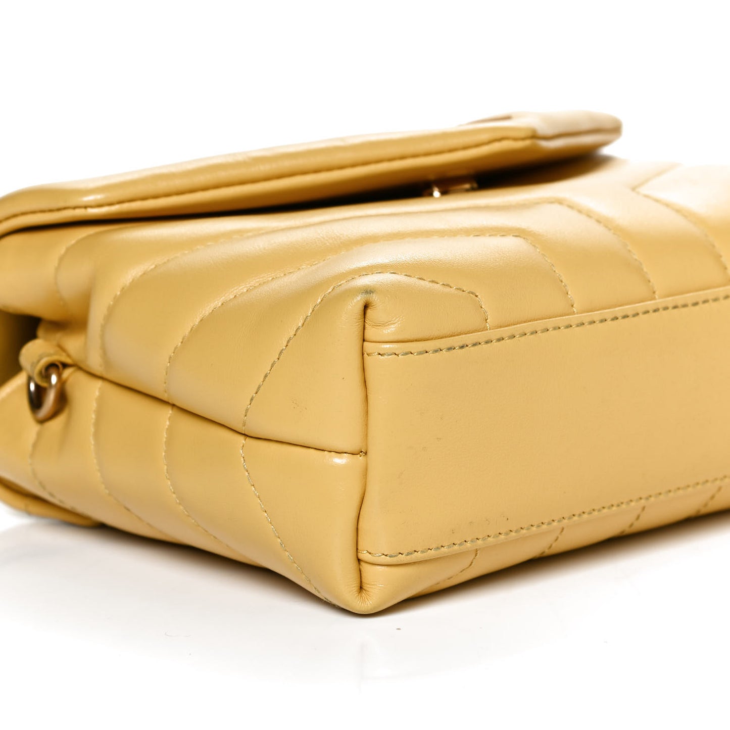 Calfskin Y Quilted Monogram Toy Loulou Crossbody Bag Sunflower