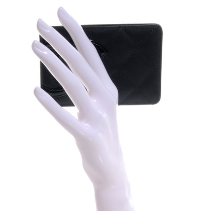 Chanel Calfskin Quilted Cambon Card Holder Black 2 of 8