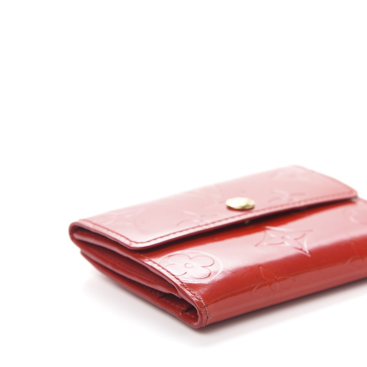 Louis Vuitton Vernis Elise Wallet Pomme D'Amour 11 of 12