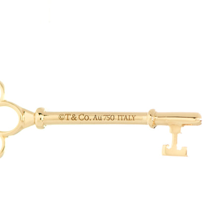 Tiffany 18K Yellow Gold Knot Key Pendant 3 of 3
