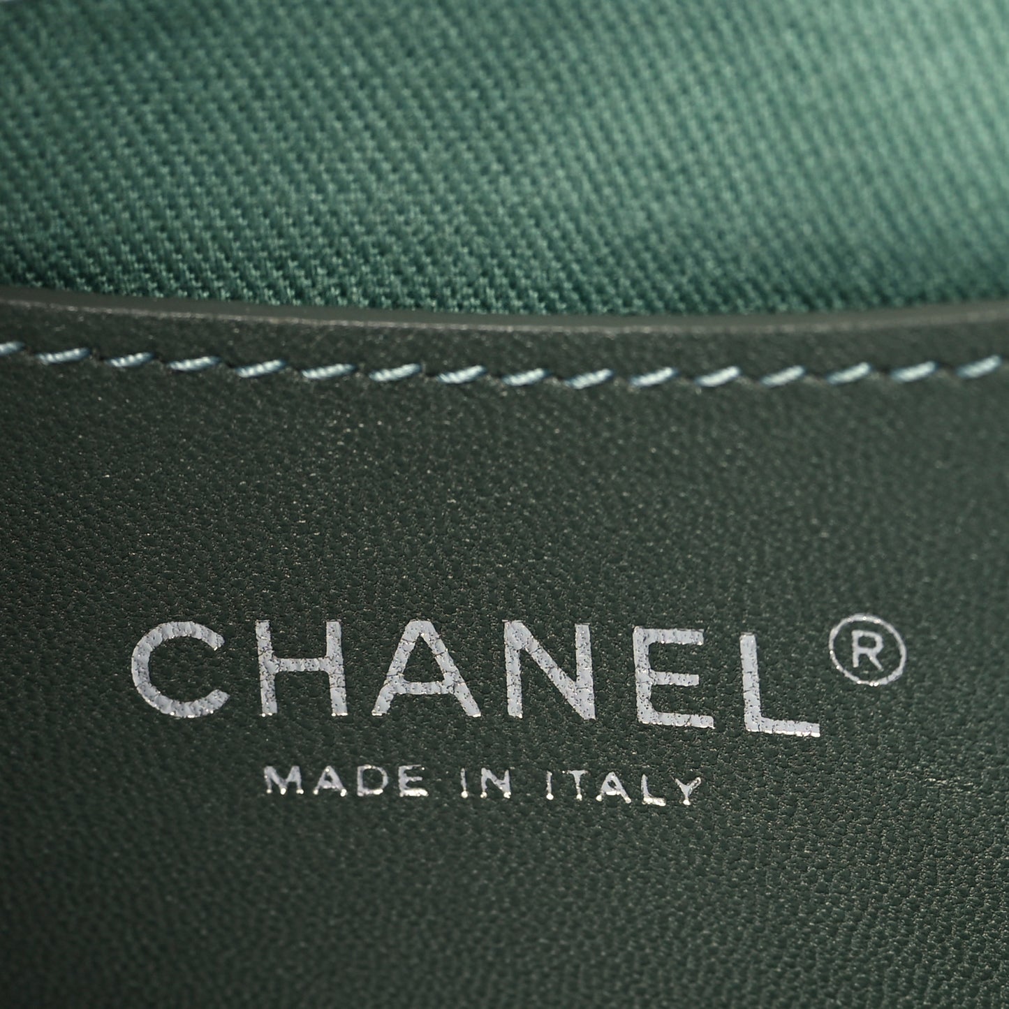 Iridescent Calfskin Medium Just Mademoiselle Bowler Green